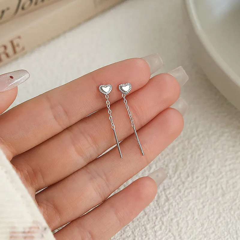 GIFT&CO 999 Fine Silver Drop Earrings Women's-4