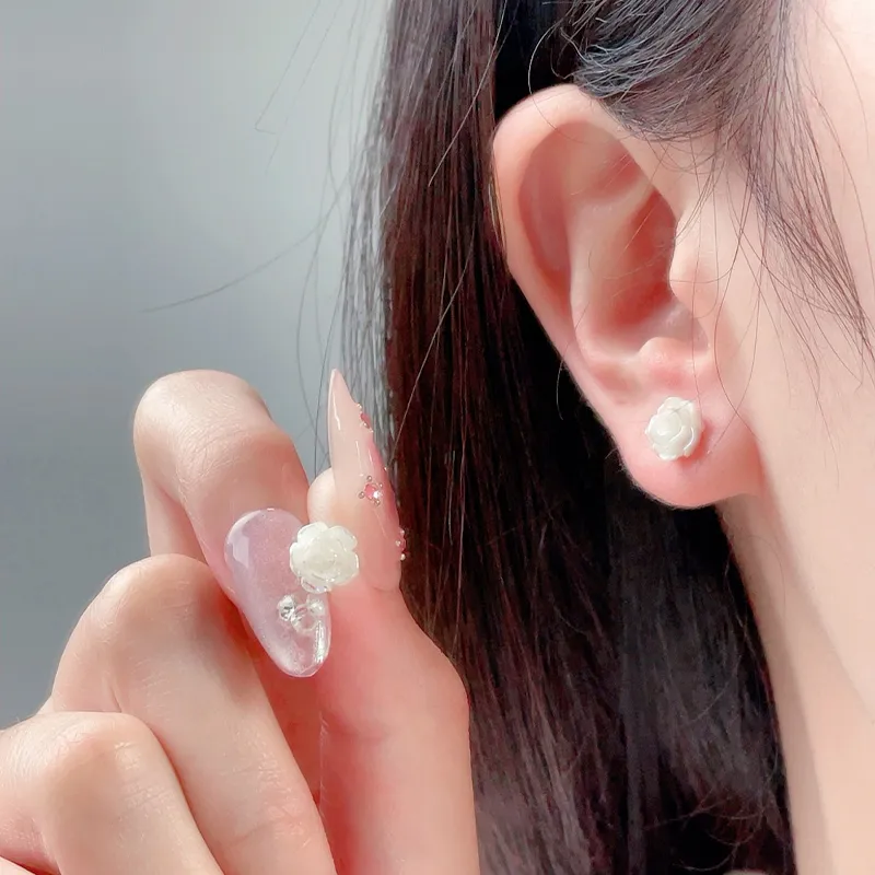 GIFT&CO S925 Silver Stud Earrings Women's-2