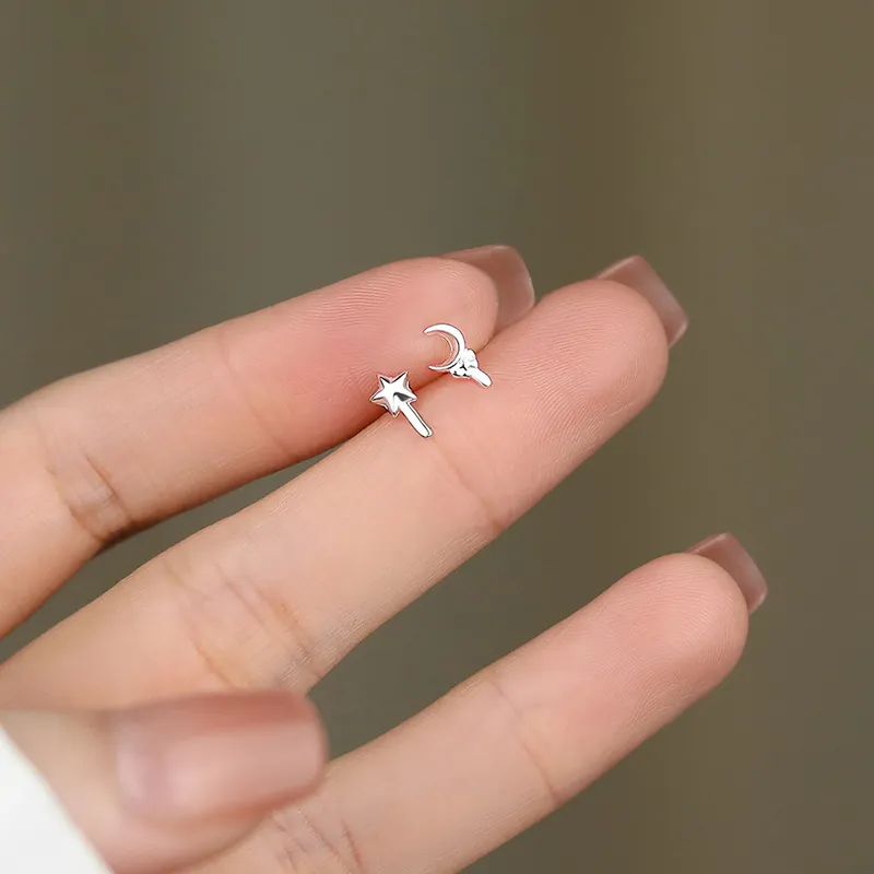 GIFT&CO S925 Silver Stud Earrings Women's-3