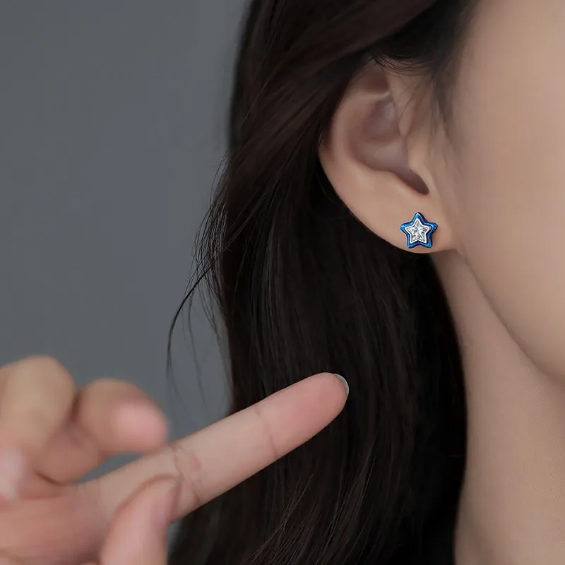 GIFT&CO S925 Silver Stud Earrings Women's-2