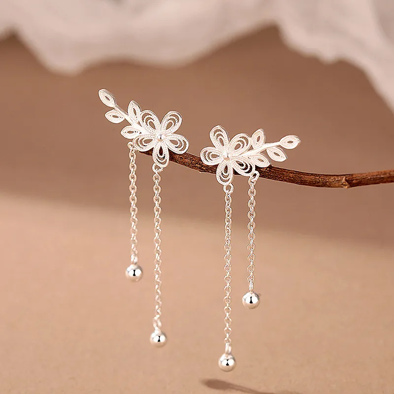 GIFT&CO 999 Fine Silver Earrings Women's-3