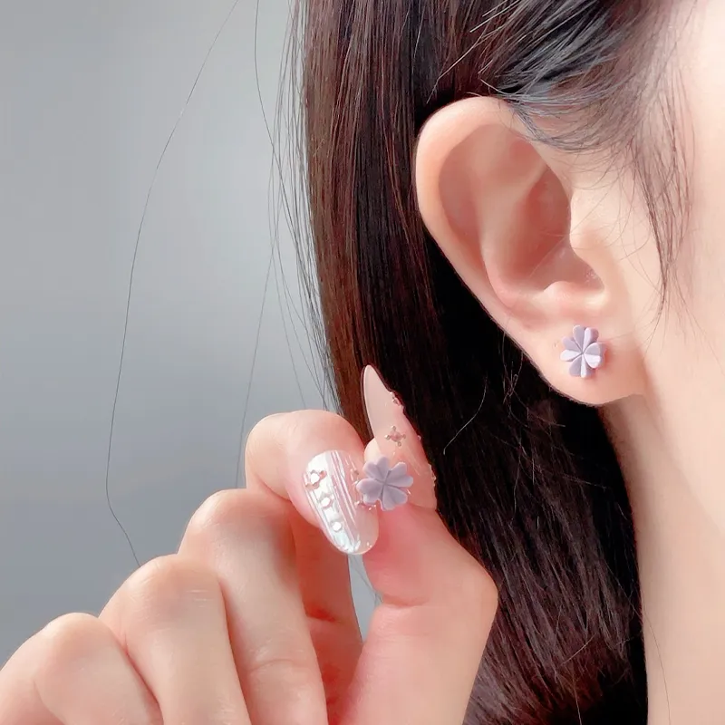GIFT&CO S925 Silver Stud Earrings Women's-5