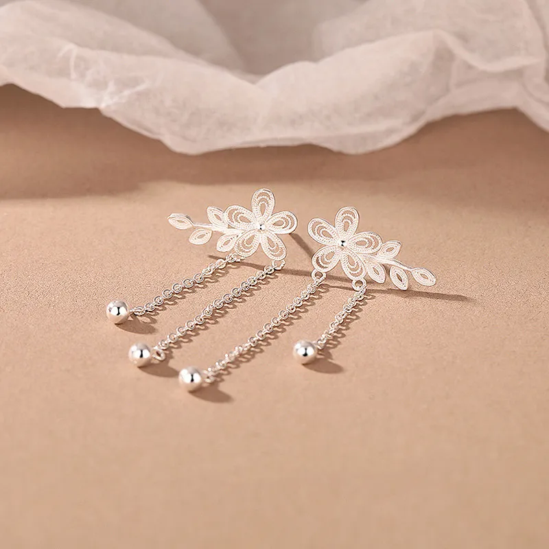 GIFT&CO 999 Fine Silver Earrings Women's-5