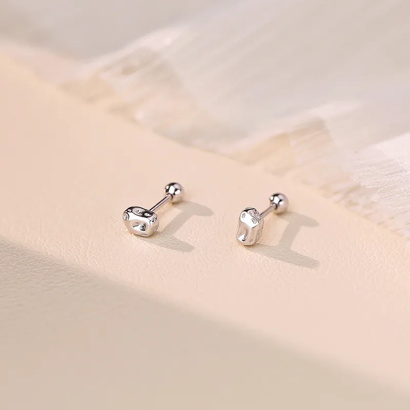 GIFT&CO 999 Fine Silver Stud Earrings Women's-5
