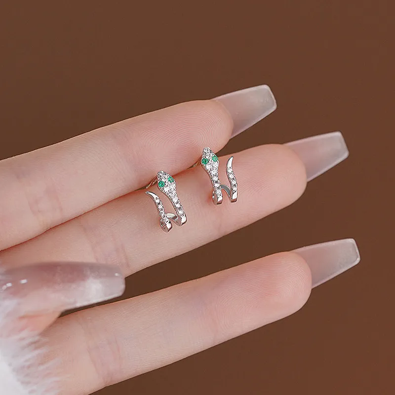 GIFT&CO S999 Fine Silver Stud Earrings Women's-4