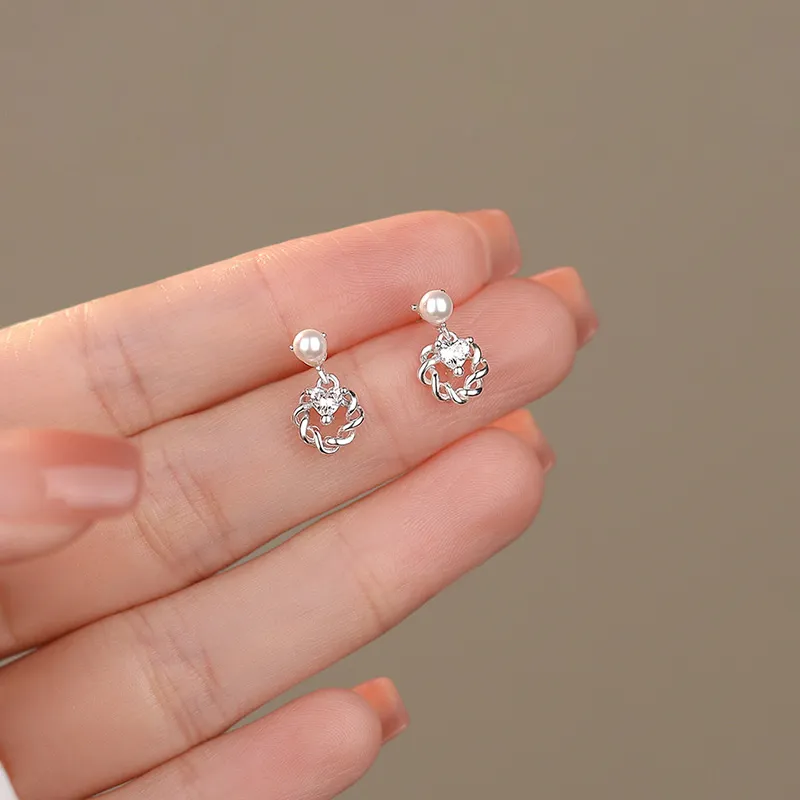 GIFT&CO S925 Silver Stud Earrings Women's-2