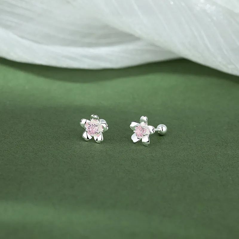 GIFT&CO 999 Fine Silver Stud Earrings Women's-3
