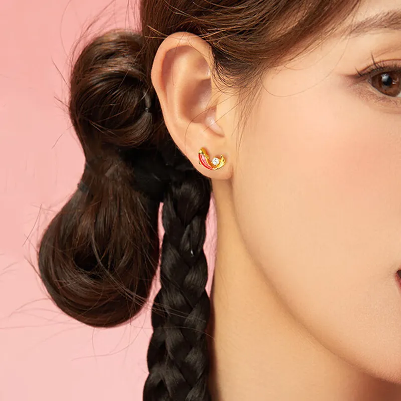 GIFT&CO S925 Silver Stud Earrings Women's-1