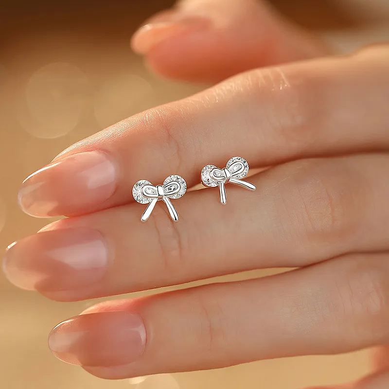 GIFT&CO 999 Fine Silver Stud Earrings Women's-3