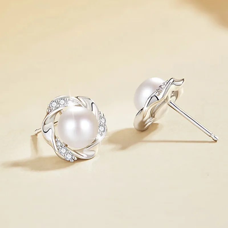 GIFT&CO S925 Silver Stud Earrings Women's-1