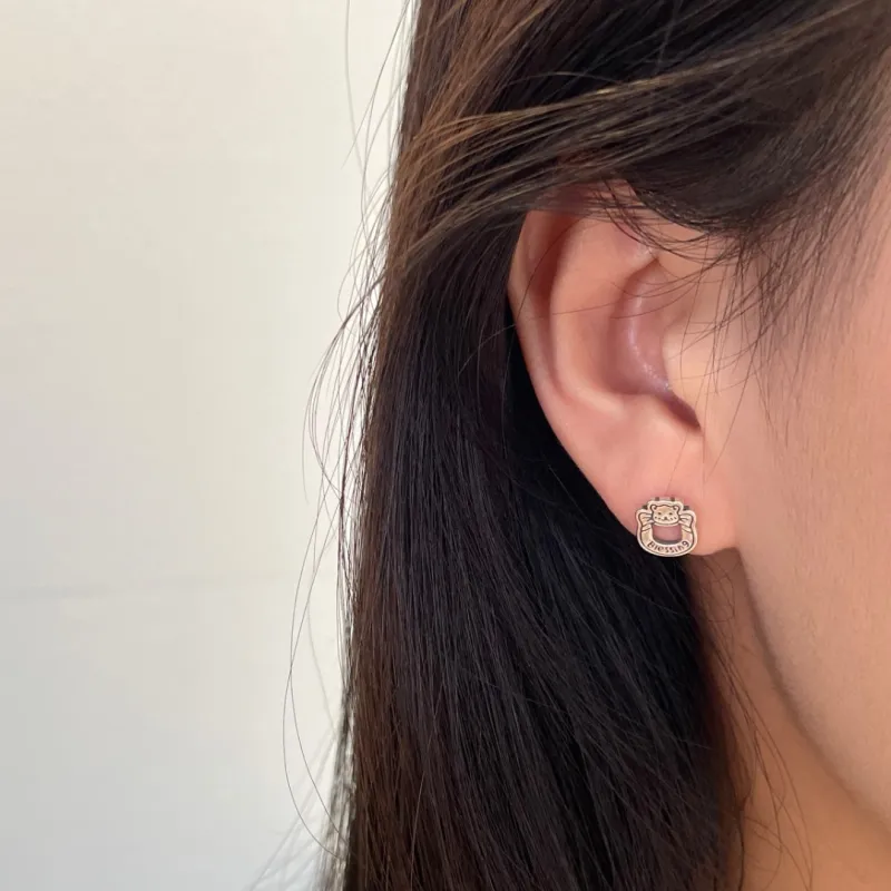 GIFT&CO S925 Silver Stud Earrings Women's-1