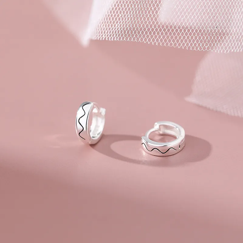 GIFT&CO S999 Fine Silver Earrings Unisex-4