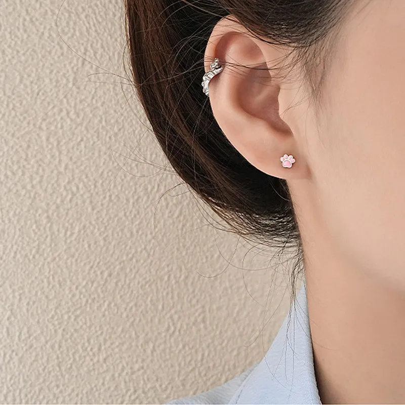 GIFT&CO 999 Fine Silver Stud Earrings Women's-6