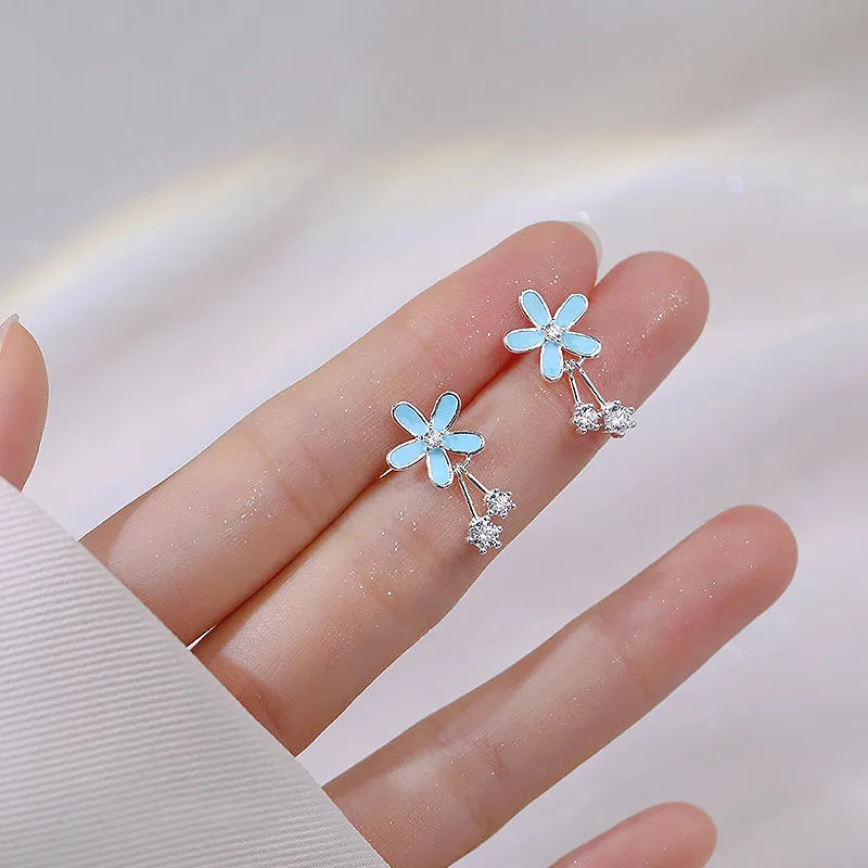 GIFT&CO S925 Silver Stud Earrings Women's-3