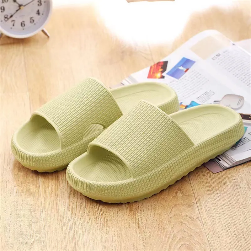 NAIHUO Four Seasons EVA Squashy And Bouncy Feeling Platform Slippers Home Bathroom Slip Resistant Odor Resistant Unisex-17