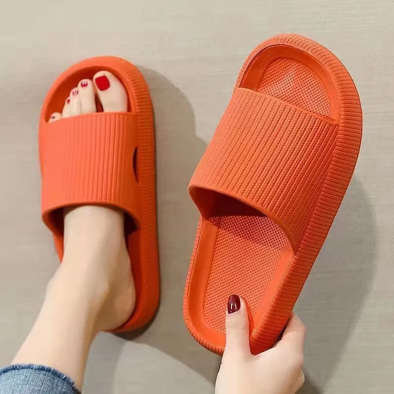 NAIHUO Four Seasons EVA Squashy And Bouncy Feeling Platform Slippers Home Bathroom Slip Resistant Odor Resistant Unisex-8