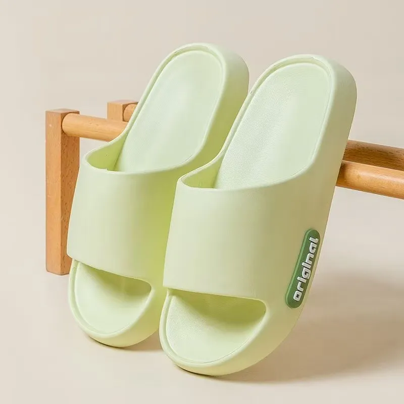NAIHUO Summer Squashy And Bouncy Feeling Platform Unisex, Home Bathroom Slip Resistant Quiet Couple's Slippers-11