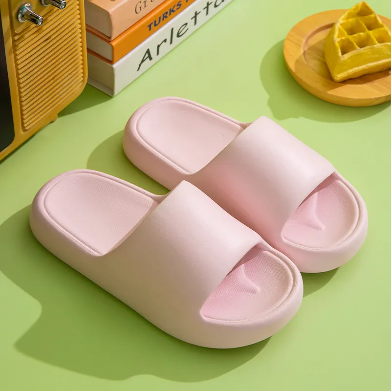 NAIHUO Summer Home Use Squashy And Bouncy Feeling EVA Platform Slippers, Bathroom Bathing Slip Resistant Quiet, Unisex-2