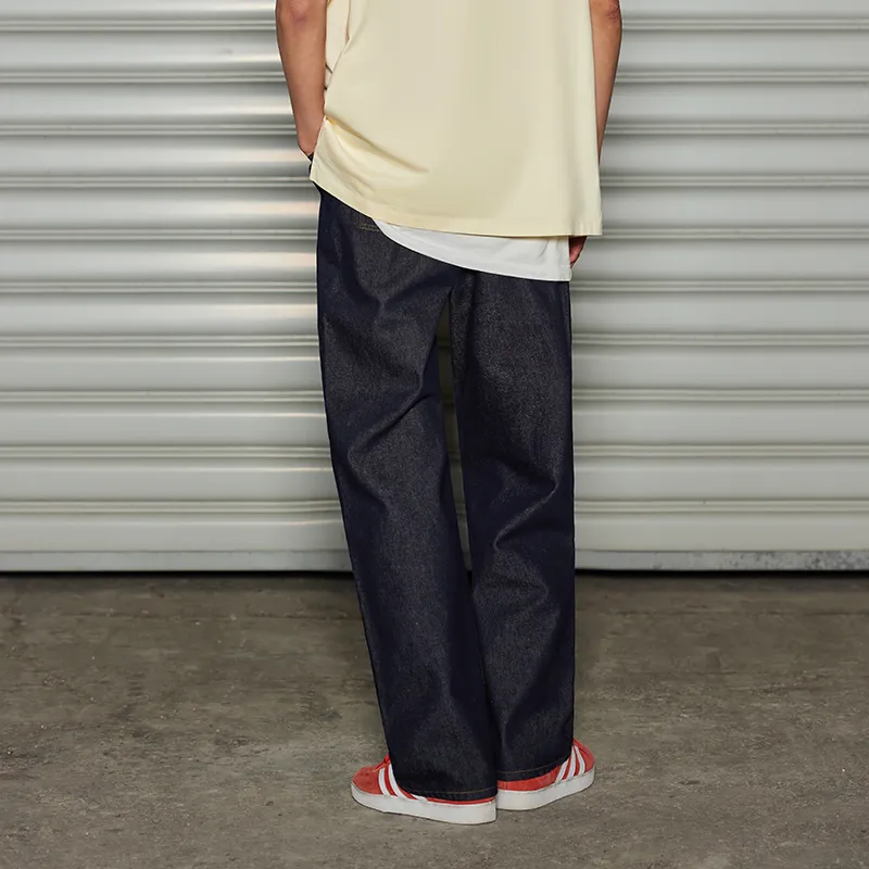 XXZXX Casual Pants Unisex Navy Blue-2