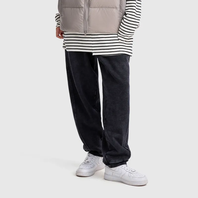 XXZXX Casual Pants Unisex Black-2