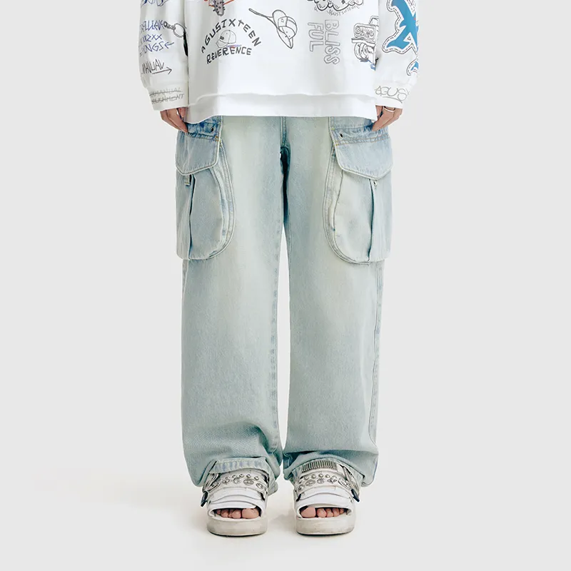 XXZXX Jeans Unisex Blue-2