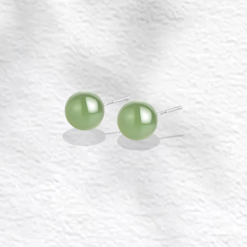 JIACUIYUN Colored Glaze Stud Earrings Women's-4