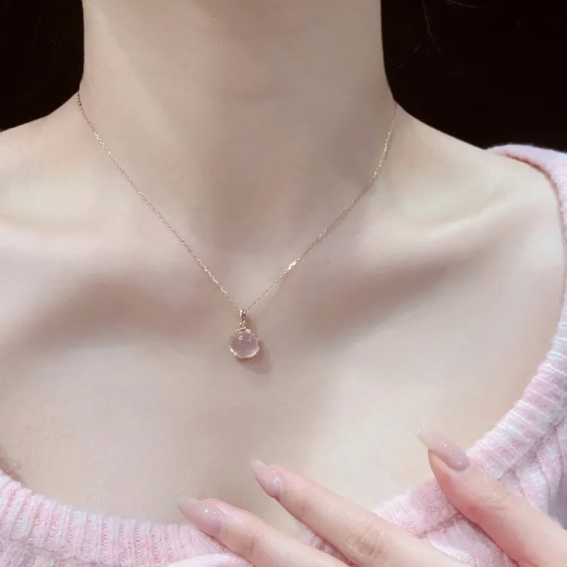 JIACUIYUN Colored Glaze Necklaces Women's-1