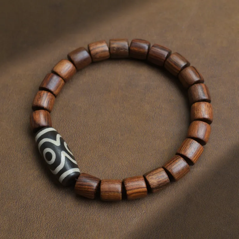 JIACUIYUN Sandalwood Bracelets Unisex-1