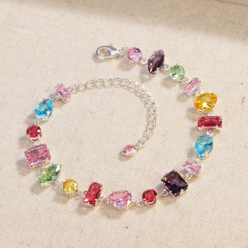 JIACUIYUN Glass Cat Eye Bangles Unisex-1