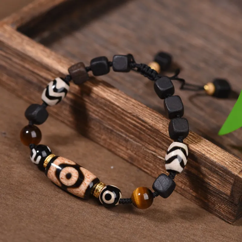 JIACUIYUN Tiger's Eye Stone Bracelets Unisex-2