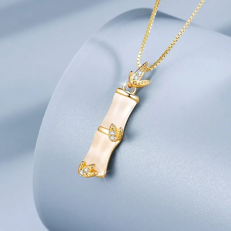 JIACUIYUN Glass Cat Eye Necklaces Unisex-2