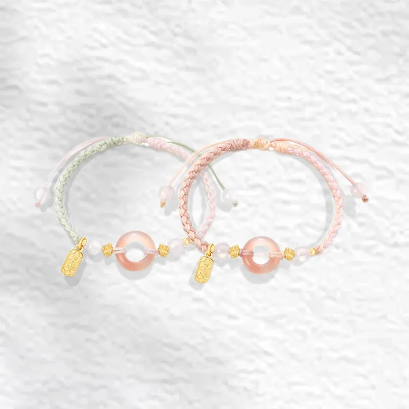 JIACUIYUN Colored Glaze Jade Bracelets Unisex-7