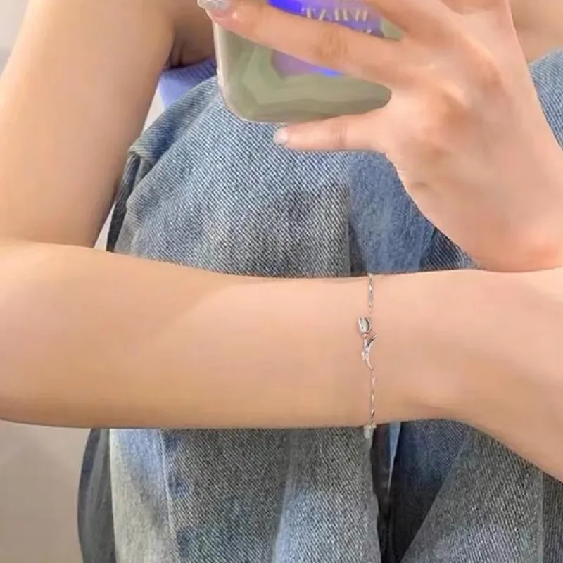 JIACUIYUN Glass Cat Eye Bracelets Women's-2