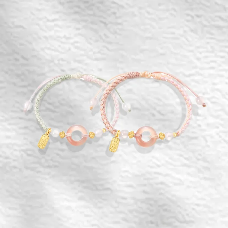 JIACUIYUN Colored Glaze Jade Bracelets Unisex-8