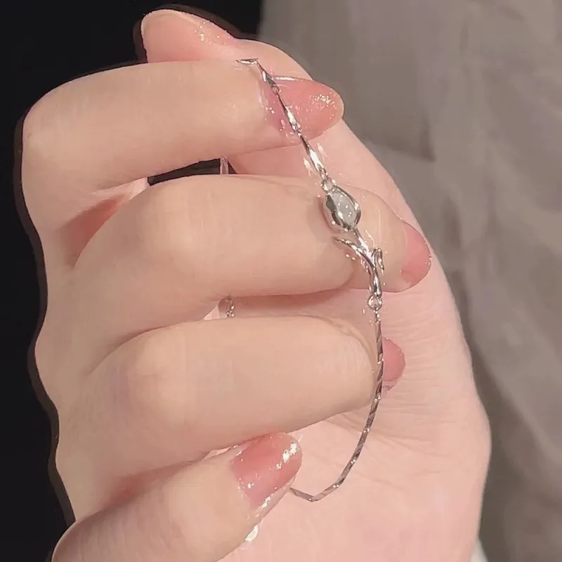 JIACUIYUN Glass Cat Eye Bracelets Women's-1