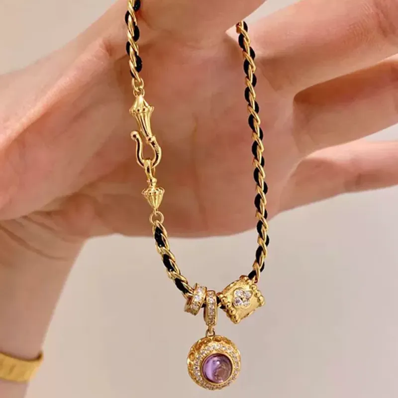 JIACUIYUN Colored Glaze Bracelets Unisex-3