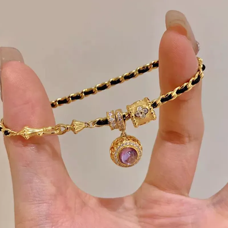 JIACUIYUN Colored Glaze Bracelets Unisex-2