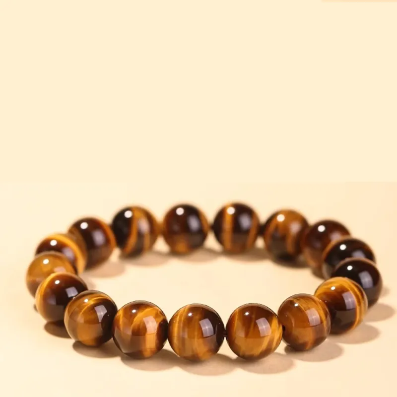 JIACUIYUN Tiger's Eye Stone Bracelets Unisex-3