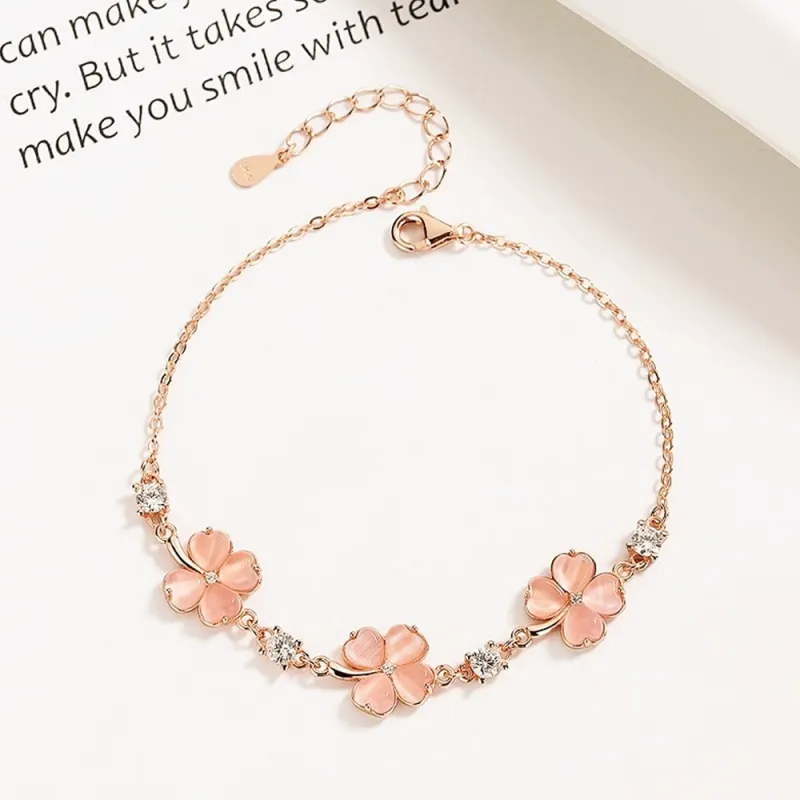 JIACUIYUN Glass Cat Eye Bracelets Unisex-1