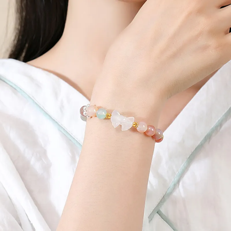 JIACUIYUN Agate Bracelets Unisex-2