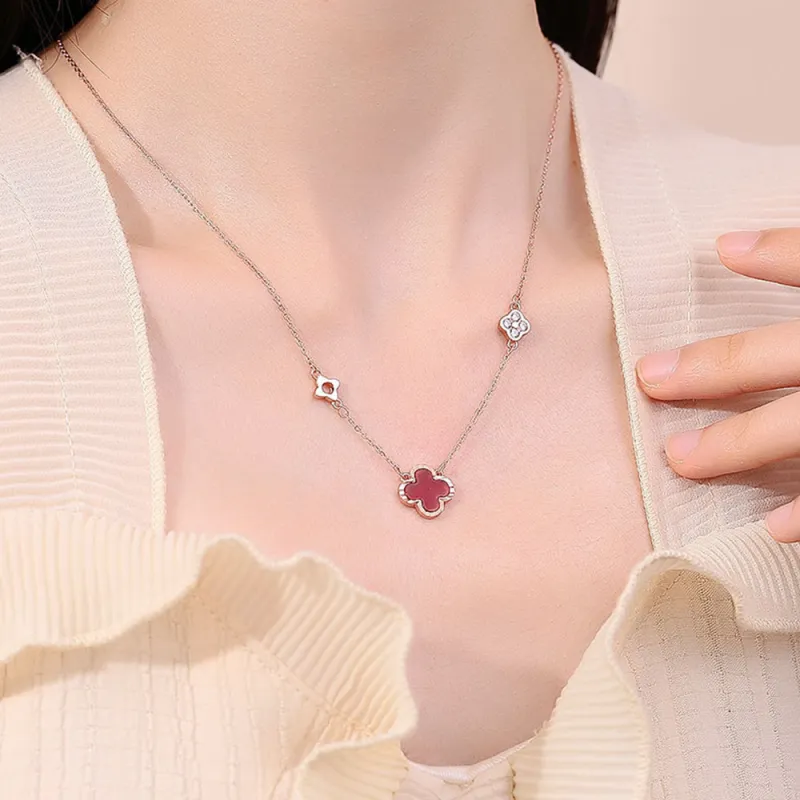 JIACUIYUN Agate Necklaces Unisex-4