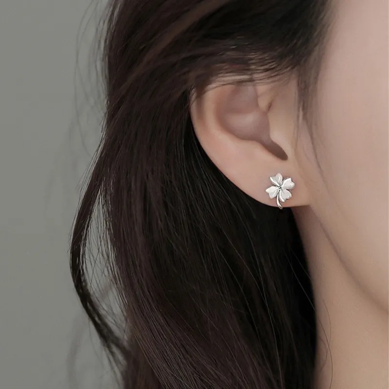 JIACUIYUN Glass Cat Eye Stud Earrings Women's-7