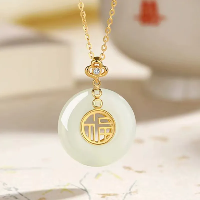 JIACUIYUN Colored Glaze Necklaces Unisex-1