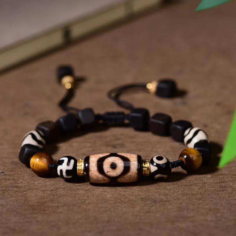 JIACUIYUN Tiger's Eye Stone Bracelets Unisex-5