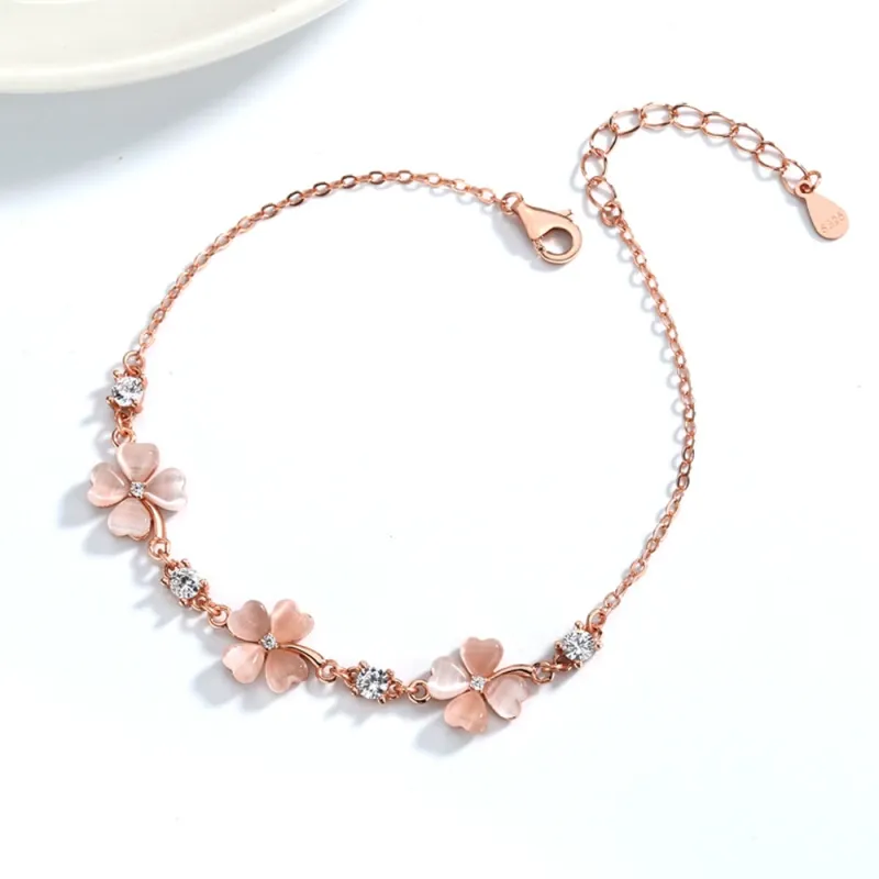 JIACUIYUN Glass Cat Eye Bracelets Unisex-2