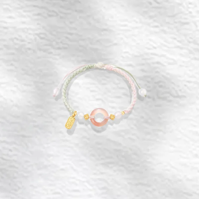 JIACUIYUN Colored Glaze Jade Bracelets Unisex-5