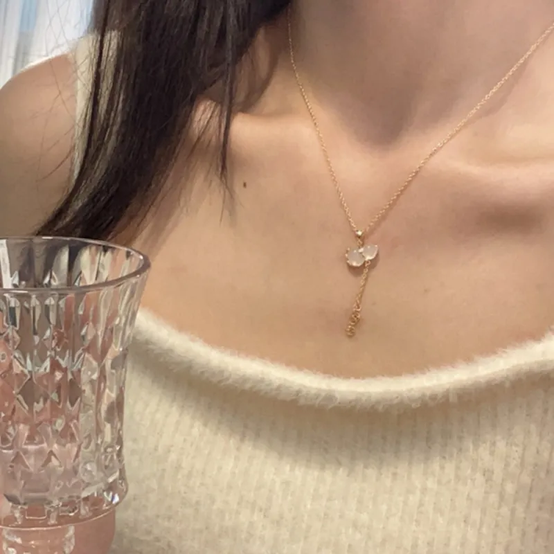 JIACUIYUN Colored Glaze Necklaces Women's-2