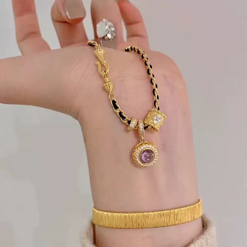 JIACUIYUN Colored Glaze Bracelets Unisex-1