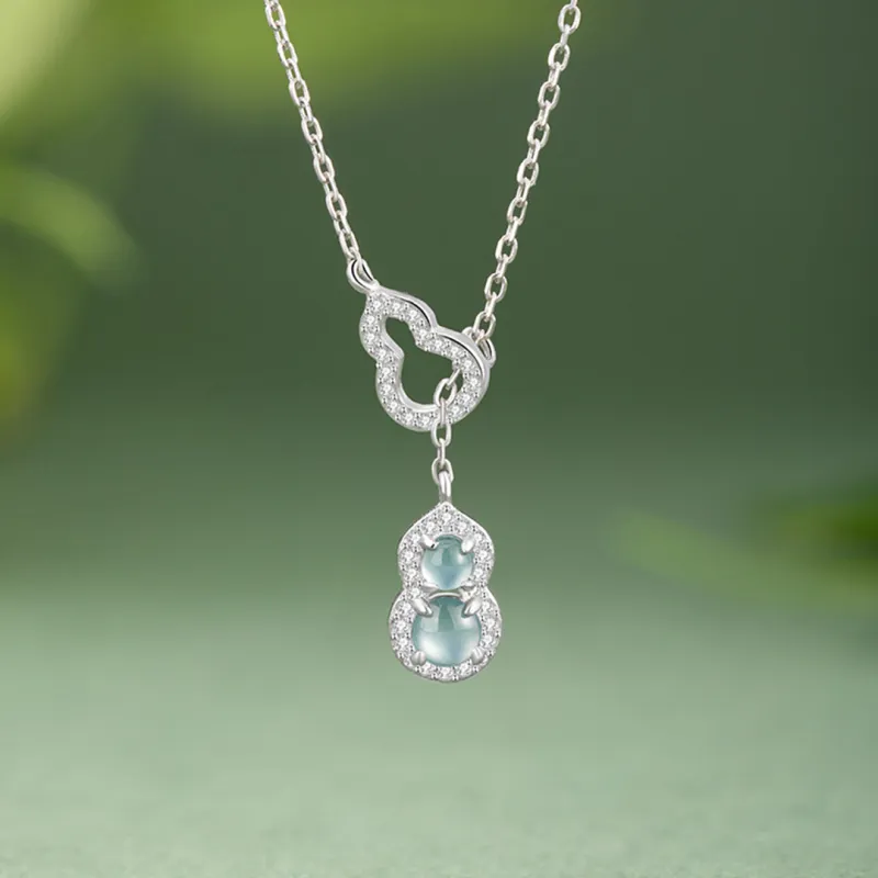 JIACUIYUN Colored Glaze Necklaces Women's-2