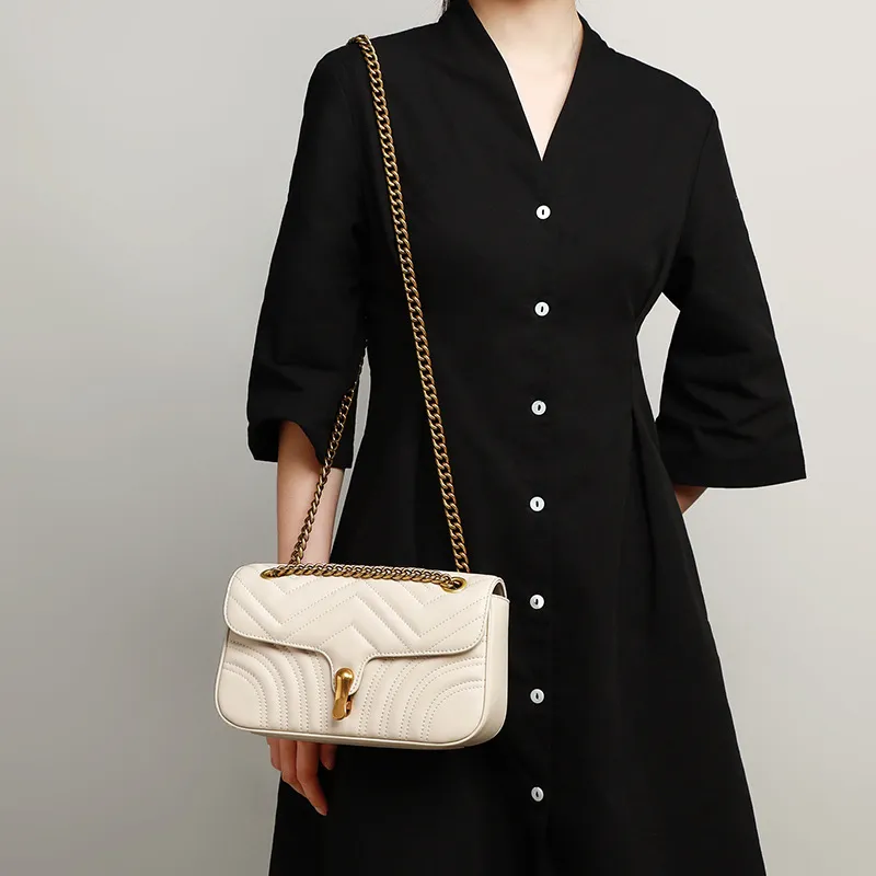PESASRIE Cow Leather Crossbody Bag Shoulder Bag Women's Ecru/Black-5